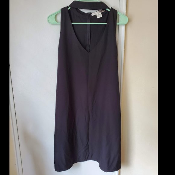 Black Dress with Choker Collar - Picture 1 of 3